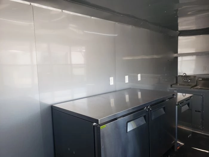 8.5' x 16' White Catering Concession Food Trailer With Appliances 2 8.5' x 16' White Catering Concession Food Trailer With Appliances - Image 2