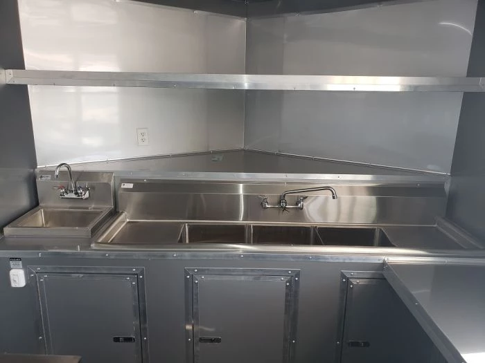 8.5' x 16' White Catering Concession Food Trailer With Appliances 8 8.5' x 16' White Catering Concession Food Trailer With Appliances - Image 8