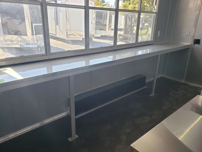 8.5' x 16' White Catering Concession Food Trailer With Appliances 4 8.5' x 16' White Catering Concession Food Trailer With Appliances - Image 4