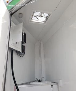 8.5' x 24' Lime Green Porch Style Concession Trailer with Restroom -Cheap Concession Trailers Shop 20191015 090648 1