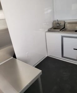 8.5' x 24' Lime Green Porch Style Concession Trailer with Restroom -Cheap Concession Trailers Shop 20191015 092751 1