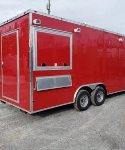 8.5' x 20' Victory Red Vending Concession Food Trailer -Cheap Concession Trailers Shop 20191015 153931 1