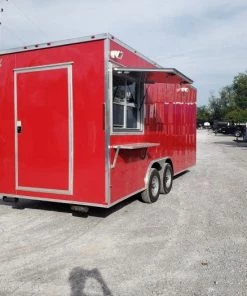 8.5' x 20' Victory Red Vending Concession Food Trailer -Cheap Concession Trailers Shop 20191015 154013 1