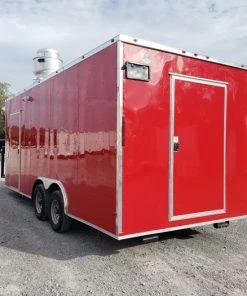 8.5' x 20' Victory Red Vending Concession Food Trailer -Cheap Concession Trailers Shop 20191015 154023 1