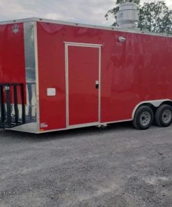 8.5' x 20' Victory Red Vending Concession Food Trailer -Cheap Concession Trailers Shop 20191015 154037 1