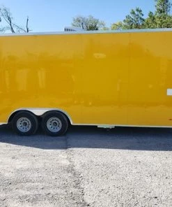 8.5' x 20' Yellow Event Catering Concession Food Trailer -Cheap Concession Trailers Shop 20191018 132320 1