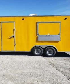 8.5' x 20' Yellow Event Catering Concession Food Trailer -Cheap Concession Trailers Shop 20191018 132351 1