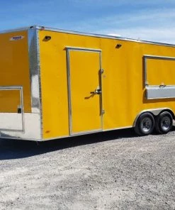 8.5' x 20' Yellow Event Catering Concession Food Trailer -Cheap Concession Trailers Shop 20191018 132357 1