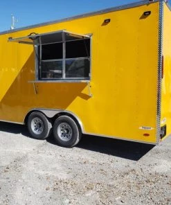 8.5' x 20' Yellow Event Catering Concession Food Trailer -Cheap Concession Trailers Shop 20191018 132428 1
