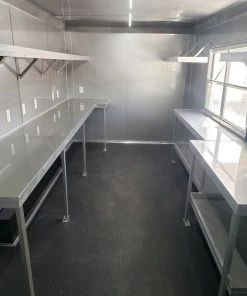 8.5' x 20' Yellow Event Catering Concession Food Trailer -Cheap Concession Trailers Shop 20191018 132516 1