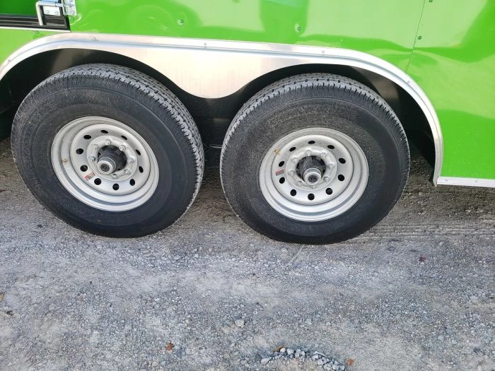 8.5' x 24' Lime Green Porch Style Concession Trailer with Restroom and Appliances 30 8.5' x 24' Lime Green Porch Style Concession Trailer with Restroom and Appliances - Image 30