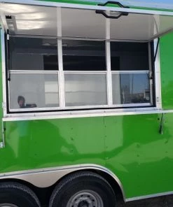 8.5' x 24' Lime Green Porch Style Concession Trailer with Restroom and Appliances 51 8.5' x 24' Lime Green Porch Style Concession Trailer with Restroom and Appliances -Cheap Concession Trailers Shop 20191018 133252 1