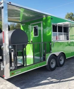 8.5' x 24' Lime Green Porch Style Concession Trailer with Restroom and Appliances 49 8.5' x 24' Lime Green Porch Style Concession Trailer with Restroom and Appliances -Cheap Concession Trailers Shop 20191018 133258 1