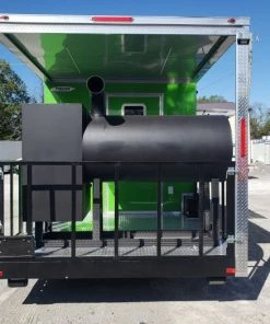 8.5' x 24' Lime Green Porch Style Concession Trailer with Restroom and Appliances 47 8.5' x 24' Lime Green Porch Style Concession Trailer with Restroom and Appliances -Cheap Concession Trailers Shop 20191018 133304 1