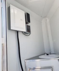 8.5' x 24' Lime Green Porch Style Concession Trailer with Restroom and Appliances 54 8.5' x 24' Lime Green Porch Style Concession Trailer with Restroom and Appliances -Cheap Concession Trailers Shop 20191018 133337 1