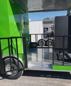 8.5' x 24' Lime Green Porch Style Concession Trailer with Restroom and Appliances 39 8.5' x 24' Lime Green Porch Style Concession Trailer with Restroom and Appliances -Cheap Concession Trailers Shop 20191018 133357 1