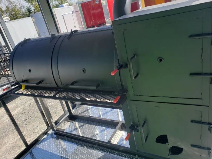 8.5' x 24' Lime Green Porch Style Concession Trailer with Restroom and Appliances 5 8.5' x 24' Lime Green Porch Style Concession Trailer with Restroom and Appliances - Image 5