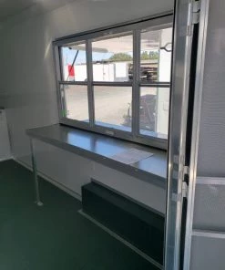 8.5' x 24' Lime Green Porch Style Concession Trailer with Restroom and Appliances 34 8.5' x 24' Lime Green Porch Style Concession Trailer with Restroom and Appliances -Cheap Concession Trailers Shop 20191018 133602 1