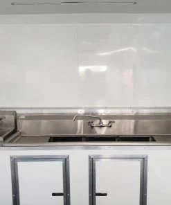 8.5' x 24' Lime Green Porch Style Concession Trailer with Restroom and Appliances 50 8.5' x 24' Lime Green Porch Style Concession Trailer with Restroom and Appliances -Cheap Concession Trailers Shop 20191018 133611 1