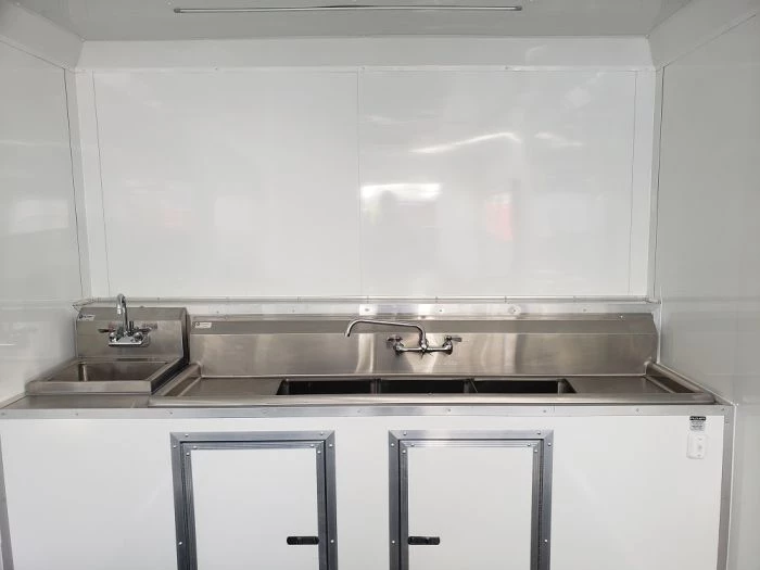 8.5' x 24' Lime Green Porch Style Concession Trailer with Restroom and Appliances 20 8.5' x 24' Lime Green Porch Style Concession Trailer with Restroom and Appliances - Image 20