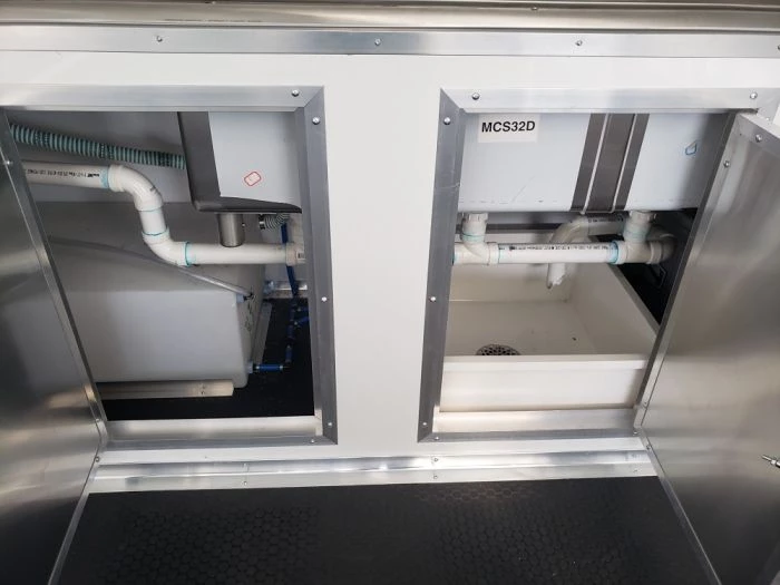 8.5' x 24' Lime Green Porch Style Concession Trailer with Restroom and Appliances 15 8.5' x 24' Lime Green Porch Style Concession Trailer with Restroom and Appliances - Image 15