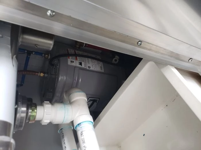 8.5' x 24' Lime Green Porch Style Concession Trailer with Restroom and Appliances 10 8.5' x 24' Lime Green Porch Style Concession Trailer with Restroom and Appliances - Image 10