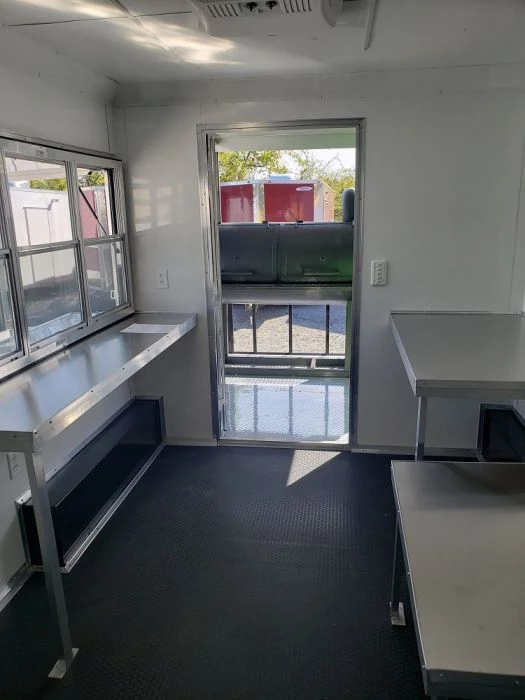 8.5' x 24' Lime Green Porch Style Concession Trailer with Restroom and Appliances 31 8.5' x 24' Lime Green Porch Style Concession Trailer with Restroom and Appliances - Image 31