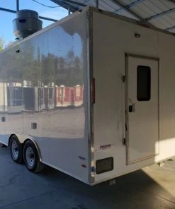 8.5' x 20' White Concession Food Trailer With Appliances -Cheap Concession Trailers Shop 20191019 075048 1
