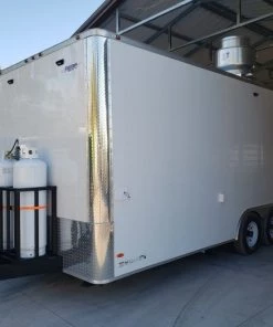 8.5' x 20' White Concession Food Trailer With Appliances -Cheap Concession Trailers Shop 20191019 075057 1