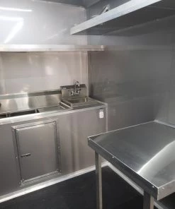 8.5' x 20' White Concession Food Trailer With Appliances -Cheap Concession Trailers Shop 20191019 075210 1