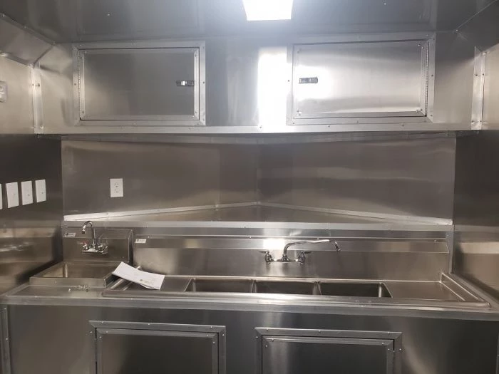 8.5' x 16' White Concession Food Trailer 7 8.5' x 16' White Concession Food Trailer - Image 7