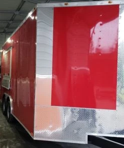 8.5' x 16' Victory Red Vending Concession Food Trailer With Appliances -Cheap Concession Trailers Shop 20191026 092534 1