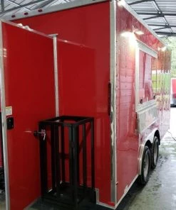 8.5' x 16' Victory Red Vending Concession Food Trailer With Appliances -Cheap Concession Trailers Shop 20191026 092614 1