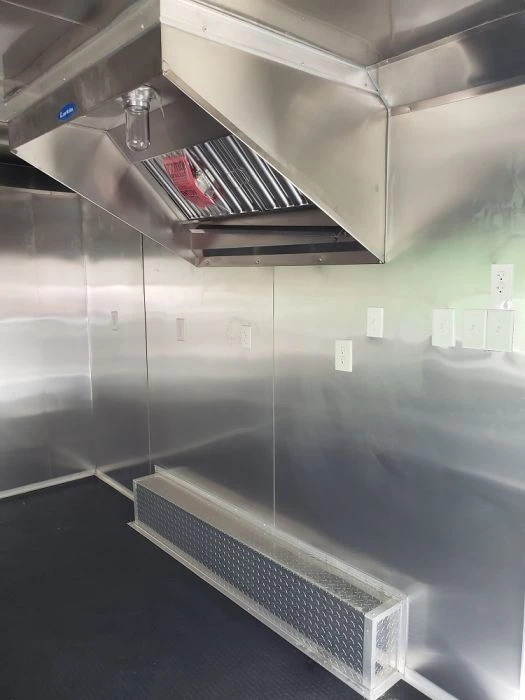 8.5' x 16' White Concession Food Trailer 2 8.5' x 16' White Concession Food Trailer - Image 2