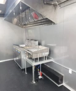 8.5' x 18' White Concession Food Trailer With Appliances -Cheap Concession Trailers Shop 20191029 165154 up 1