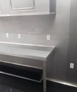 8.5' x 18' White Concession Food Trailer With Appliances -Cheap Concession Trailers Shop 20191029 165239 up 1