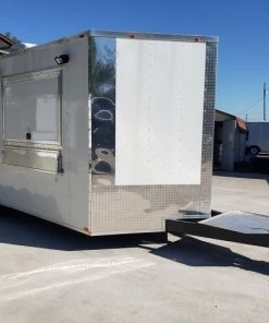 8.5' x 18' White Concession Food Trailer With Appliances 43 8.5' x 18' White Concession Food Trailer With Appliances -Cheap Concession Trailers Shop 20191106 102844 2 1