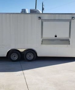 8.5' x 18' White Concession Food Trailer With Appliances 44 8.5' x 18' White Concession Food Trailer With Appliances -Cheap Concession Trailers Shop 20191106 102851 2 1