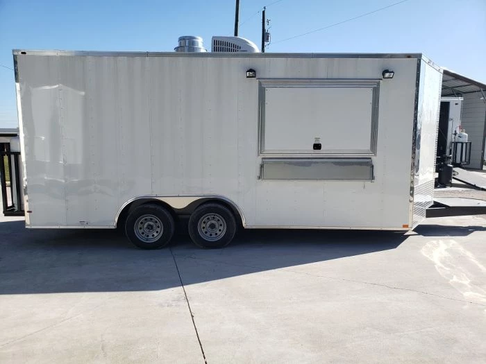 8.5' x 18' White Concession Food Trailer With Appliances 17 8.5' x 18' White Concession Food Trailer With Appliances - Image 17