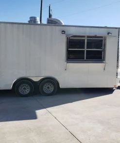 8.5' x 18' White Concession Food Trailer With Appliances 52 8.5' x 18' White Concession Food Trailer With Appliances -Cheap Concession Trailers Shop 20191106 102932 2 1