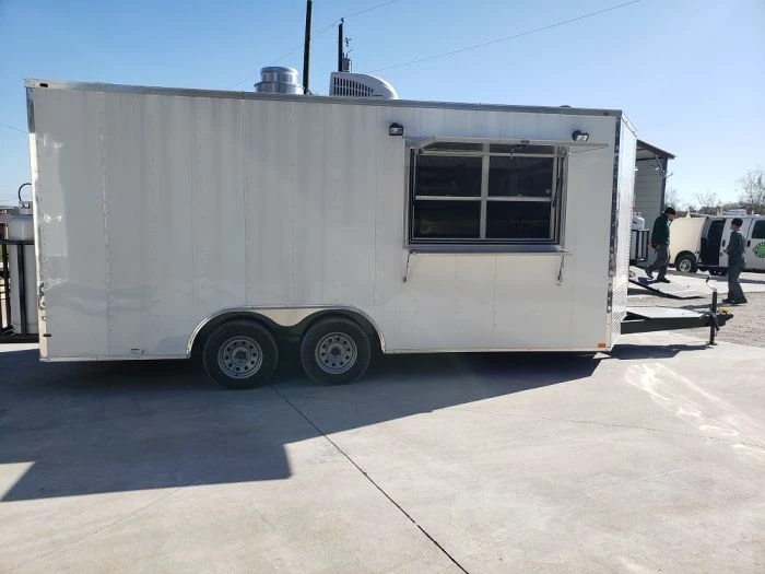 8.5' x 18' White Concession Food Trailer With Appliances 25 8.5' x 18' White Concession Food Trailer With Appliances - Image 25