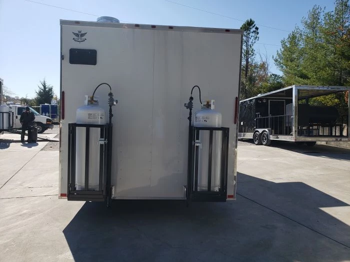 8.5' x 18' White Concession Food Trailer With Appliances 2 8.5' x 18' White Concession Food Trailer With Appliances - Image 2