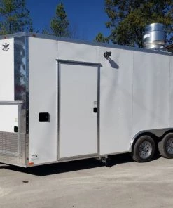 8.5' x 18' White Concession Food Trailer With Appliances 51 8.5' x 18' White Concession Food Trailer With Appliances -Cheap Concession Trailers Shop 20191106 103006 2 1