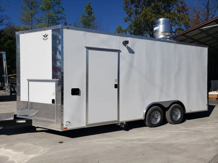 8.5' x 18' White Concession Food Trailer With Appliances 24 8.5' x 18' White Concession Food Trailer With Appliances - Image 24