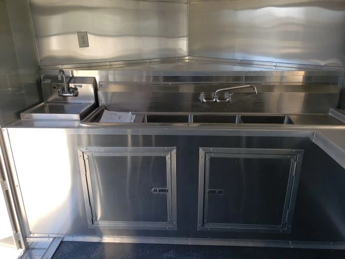 8.5' x 18' White Concession Food Trailer With Appliances 11 8.5' x 18' White Concession Food Trailer With Appliances - Image 11