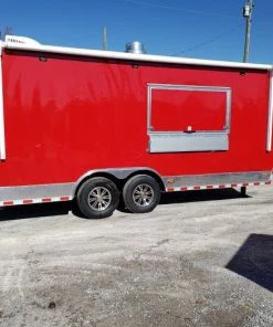 8.5' x 27' Victory Red Gooseneck Concession Food Trailer -Cheap Concession Trailers Shop 20191113 110412 1 1