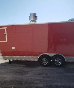 8.5' x 27' Victory Red Gooseneck Concession Food Trailer -Cheap Concession Trailers Shop 20191113 110518 1 1
