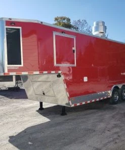 8.5' x 27' Victory Red Gooseneck Concession Food Trailer -Cheap Concession Trailers Shop 20191113 110527 1 1