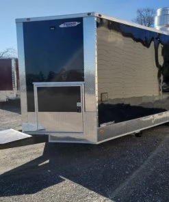 8.5' x 24' Black Porch Style Concession Food Trailer -Cheap Concession Trailers Shop 20191211 102520 1