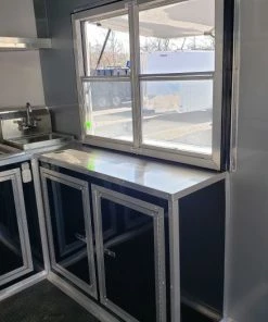 8.5' x 24' Black Porch Style Concession Food Trailer -Cheap Concession Trailers Shop 20191211 102623 1